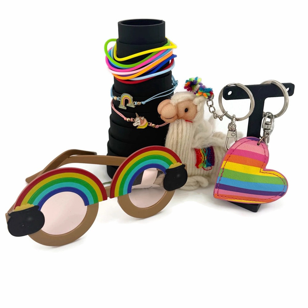 NWOT Rainbow Accessories Bundle 14 Pieces
